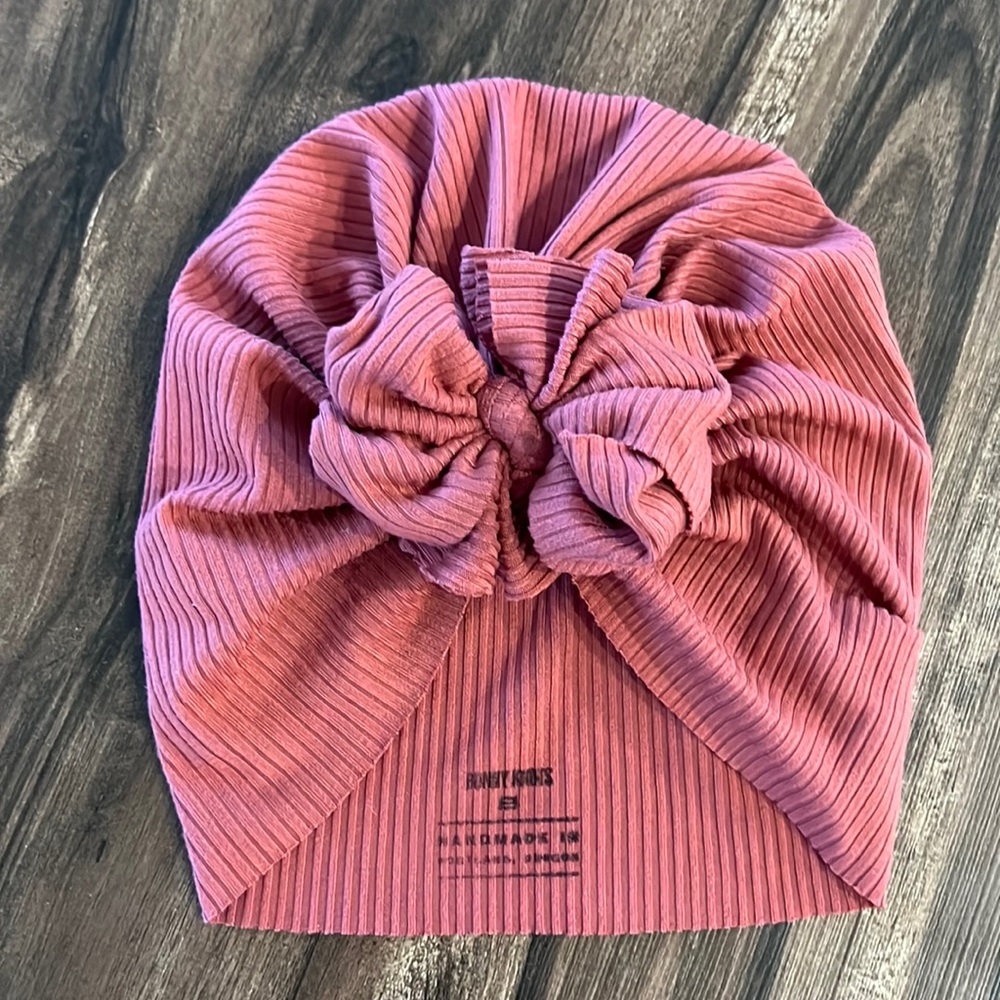 Bunny Knots Raga Bow Turban